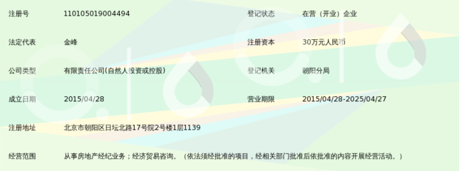 北京嘉裕房地產(chǎn)經(jīng)紀